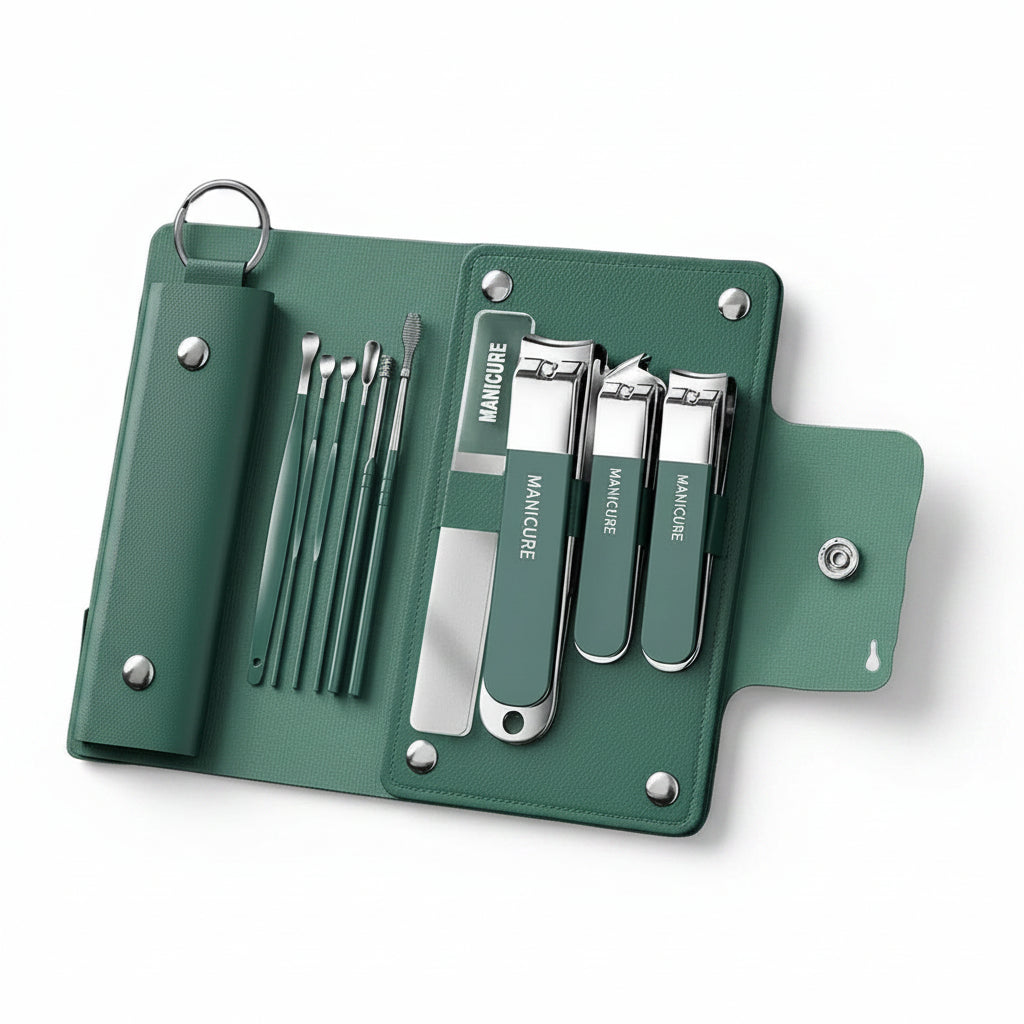 10-in-1 Manicure Kit – Stainless Steel Nail Clipper