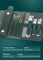 10-in-1 Manicure Kit – Stainless Steel Nail Clipper