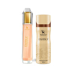 Ramsons - EXOTICA Gift Pack for Women | 1 Eau De Parfum-100ml & 1 Deodorant-200ml | TN - Plum, Peach, Orange Blossom, Leafy Green | MN - Jasmine, Rose,...