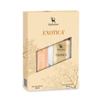 Ramsons - EXOTICA Gift Pack for Women | 1 Eau De Parfum-100ml & 1 Deodorant-200ml | TN - Plum, Peach, Orange Blossom, Leafy Green | MN - Jasmine, Rose,...