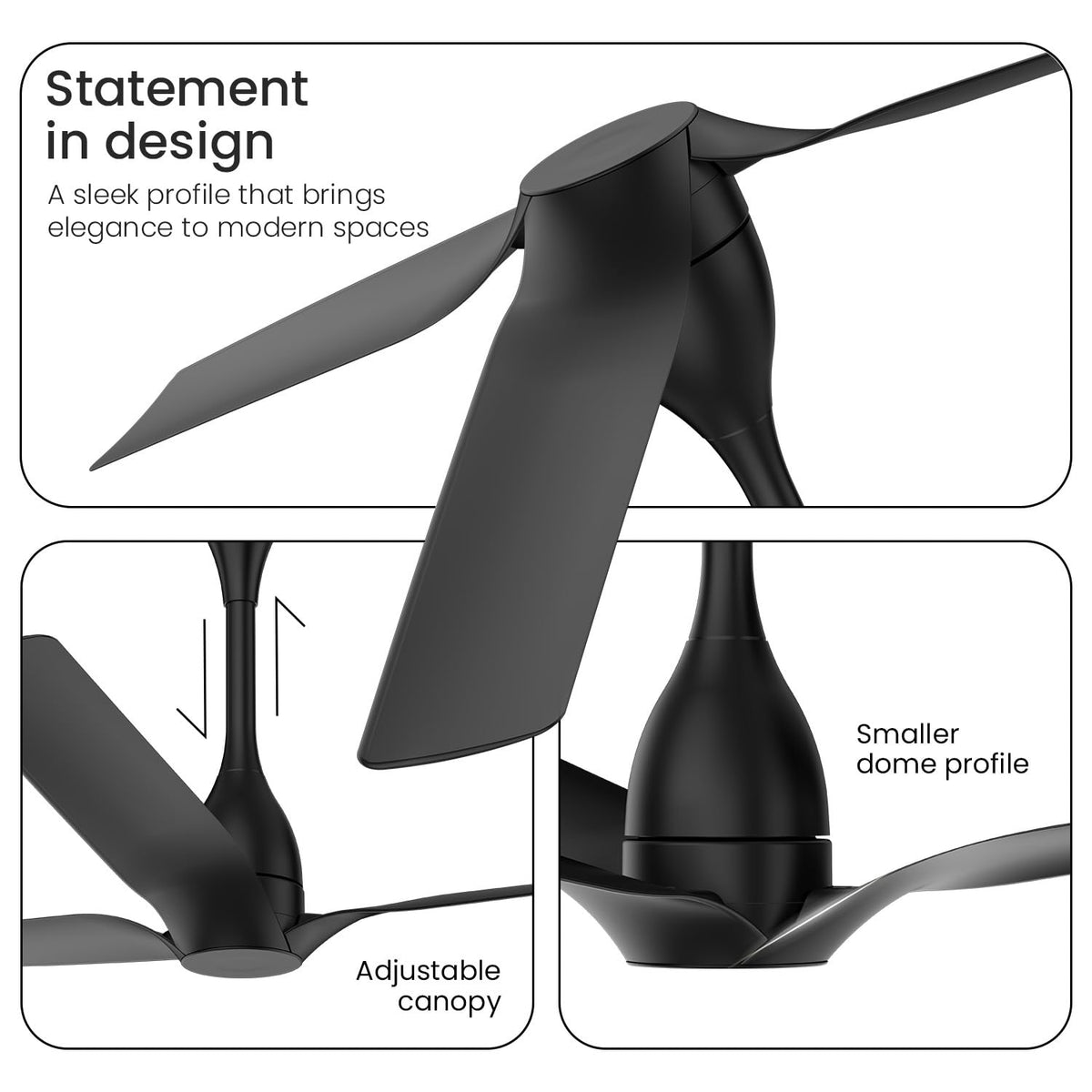 Orient Electric Aerosilent | India’s Most Silent Fan | Less than 50dB| 1200mm BLDC Ceiling Fan with Remote | BEE 5-Star Energy-Efficient Fan | Red Dot Design Winner| 5-Year Warranty | Cloud Grey