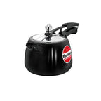 Hawkins 4 Litre Contura Black Pressure Cooker, Hard Anodised Inner Lid Cooker, Handi Cooker, Black (Cb40), 4 Liter