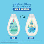Johnson’s Baby Nourishing Milk & Rice Wash & Shampoo 200 ml | 2‑in‑1 Gentle Cleanser for Newborn Hair & Skin
