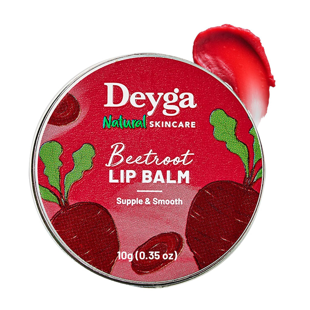 Deyga Beetroot Lip Balm | Lip Care | For Dry & Chapped Lips | For Pigmented Lips | For Women & Men (Classic Lip Balm - Pack of 1)
