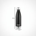 Stainless Steel Water Bottle Chromo Knight Black 950ml
