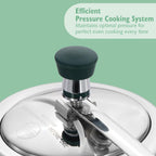 Hawkins Quik 1.5 Litre Stainless Steel Pressure Cooker | Straight Body | Induction & Gas Compatible | Ideal for 1–2 persons | ISI Certified | Guaranteed...