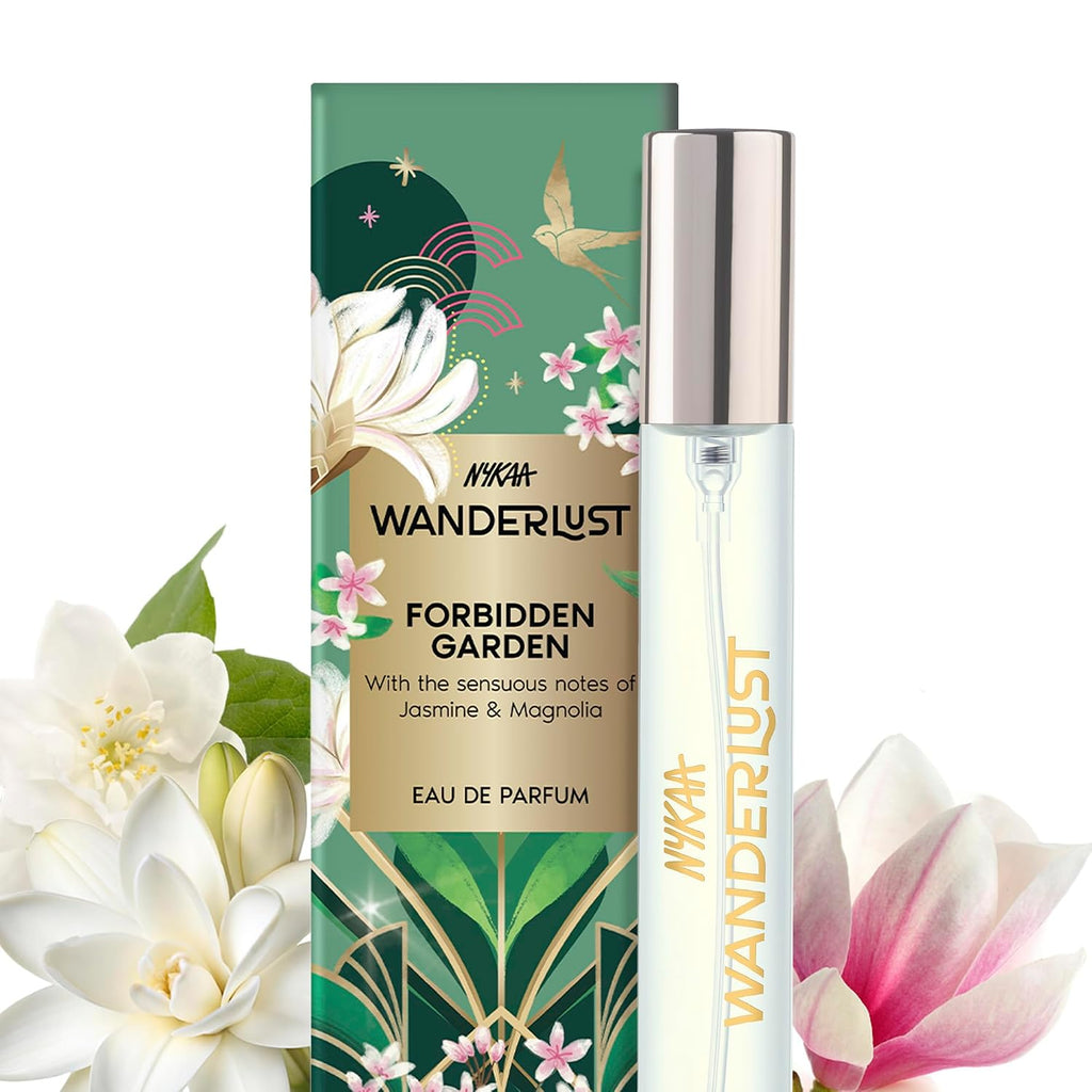 Nykaa Wanderlust Forbidden Garden Eau De Parfum I Travel size, mini Perfume for Women – 16 ml I Jasmine and Magnolia Perfume | Long–Lasting, Travel‐Friendly...