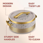 Milton Insignia 1000 Casserole, 750 ml I ISI Certified I Inside Steel I