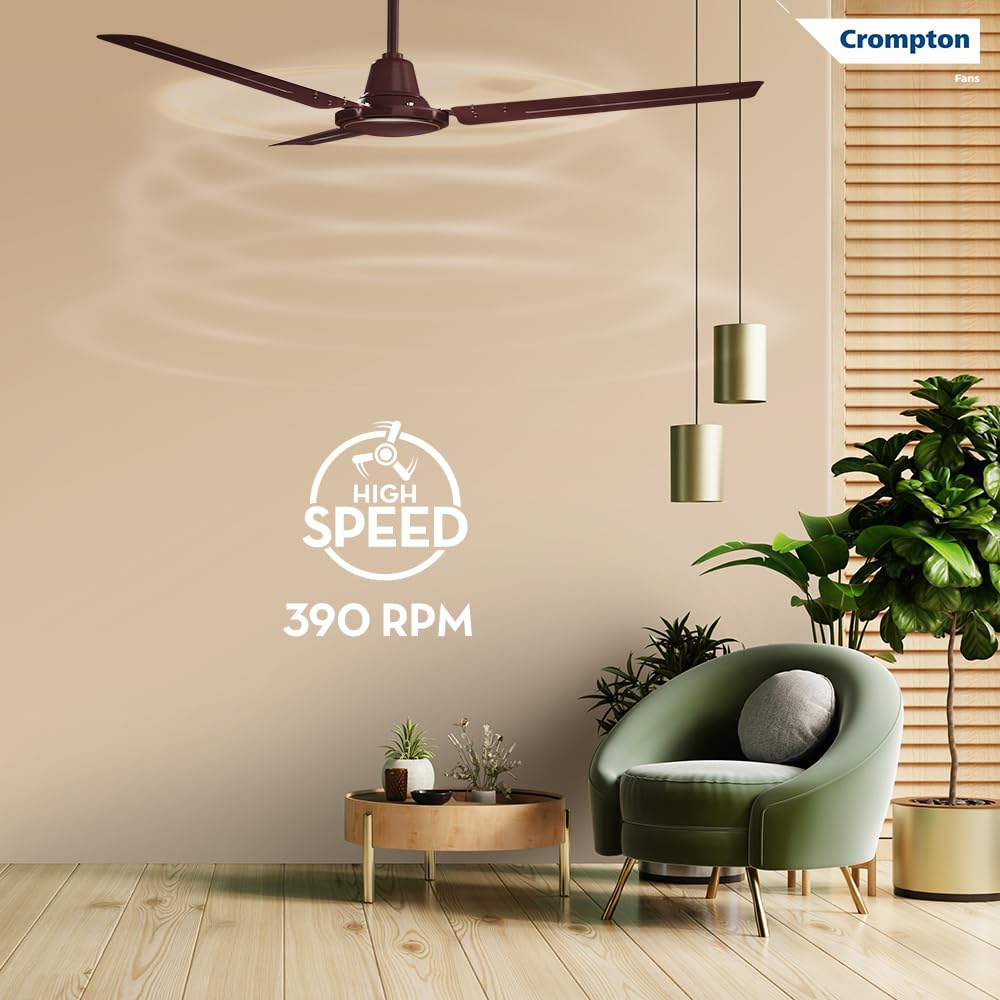 Crompton Surebreeze Sea Sapphira 1200 mm Ceiling Fan for Home | 2026 Model | BEE Star Rated | Energy Efficient | Superior Air Delivery | High Speed | 2 Year...