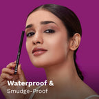 Pilgrim Black Mischief Kajal Smudge & Waterproof Single Stroke Matte Finish Lasts Up To 12Hrs | Kajal for Women | Lonng Lasting Eye Makeup |