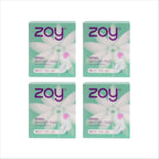 ZOY Herbal Sanitary Pads for Women XL Heavy Flow | Period Comfort Support, Rash-Free, Breathable Cotton 40 Pads|