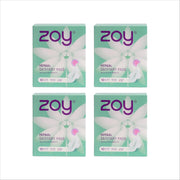 ZOY Herbal Sanitary Pads for Women XL Heavy Flow | Period Comfort Support, Rash-Free, Breathable Cotton 40 Pads|