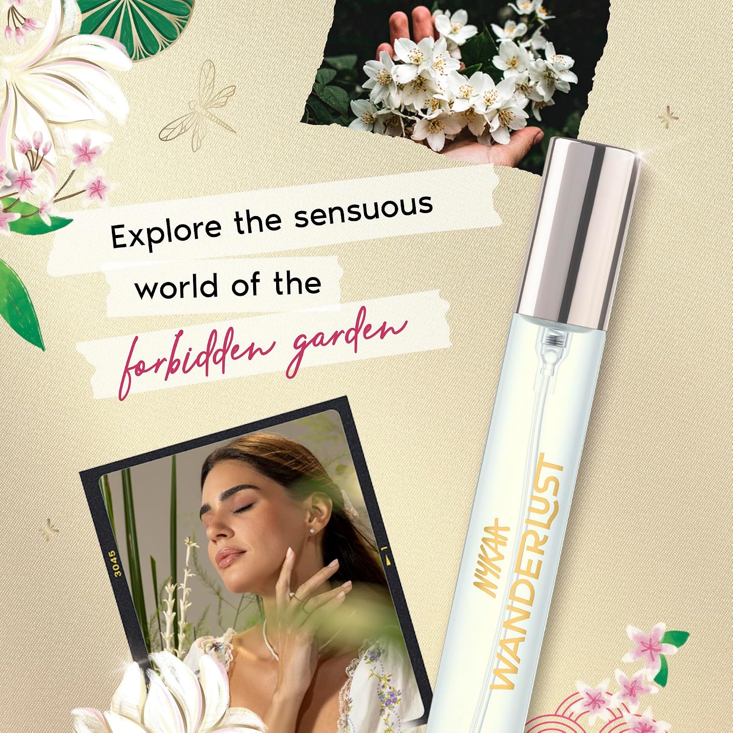 Nykaa Wanderlust Forbidden Garden Eau De Parfum I Travel size, mini Perfume for Women – 16 ml I Jasmine and Magnolia Perfume | Long–Lasting, Travel‐Friendly...