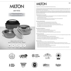 Milton Ernesto Inner Stainless Steel Jr. Casserole Set of 3 (390ml, 720 ml, 1320 ml)