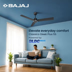 Bajaj Classico Sleek Plus 5S 1200MM (48”) BLDC Ceiling Fan with Remote | BEE 5 Star Rated Energy Efficient |
