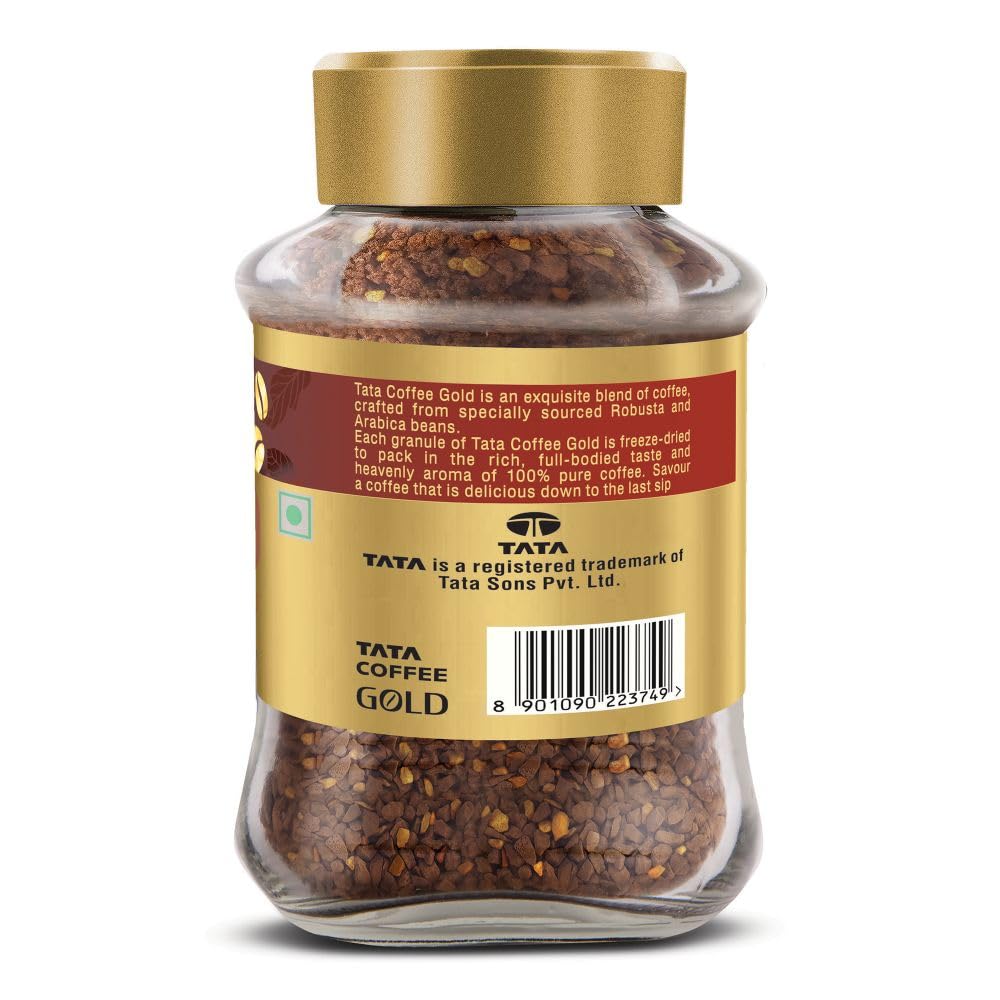 Tata Coffee Gold Original, Instant & Pure Coffee Jar 95g
