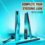 LAKMÉ Eyeconic Black Kajal 0.35 g (Combo Pack of 2) Matte Kohl Liner in a Twist Up Pencil - Waterproof|| Smudge Proof & Long Lasting Eye Makeup