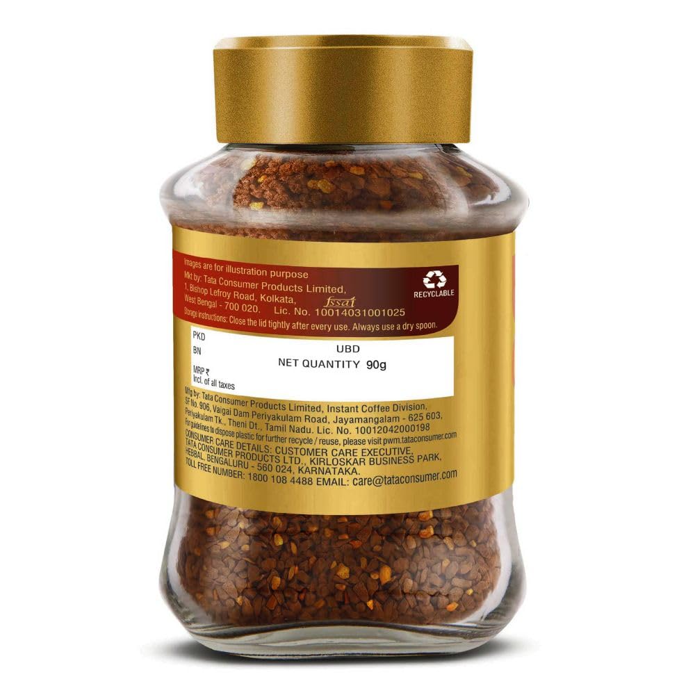 Tata Coffee Gold Original, Instant & Pure Coffee Jar 95g