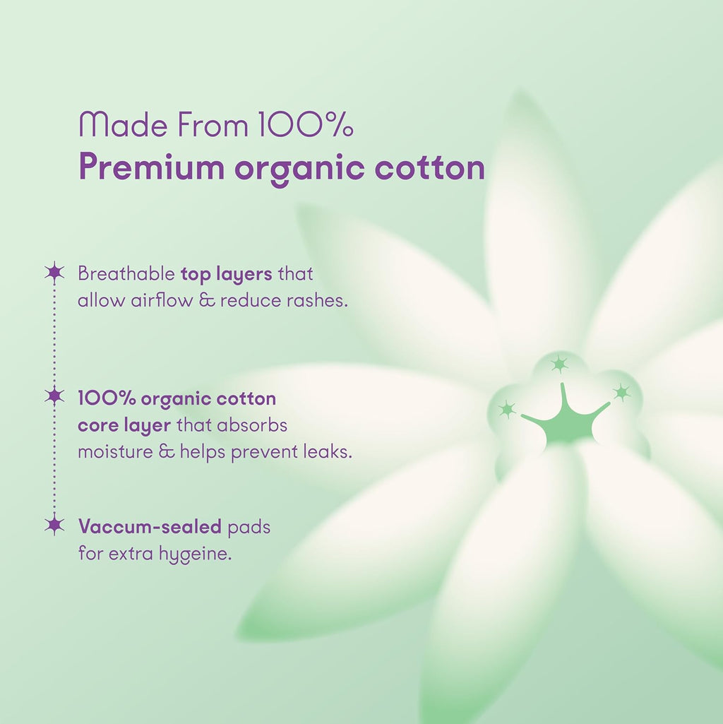 ZOY Herbal Sanitary Pads for Women XL Heavy Flow |10 Pads