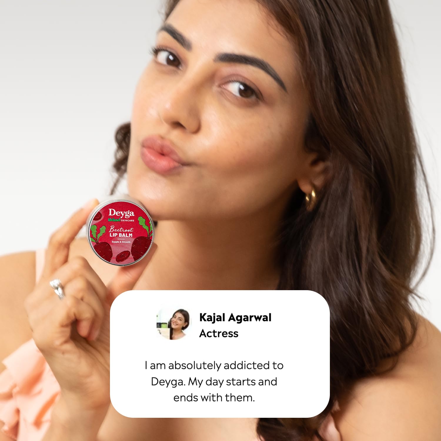 Deyga Beetroot Lip Balm | Lip Care | For Dry & Chapped Lips | For Pigmented Lips | For Women & Men (Classic Lip Balm - Pack of 1)