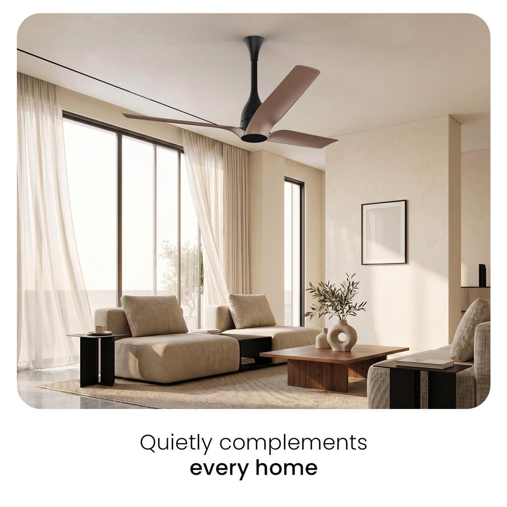 Orient Electric Aerosilent | India’s Most Silent Fan | Less than 50dB| 1200mm BLDC Ceiling Fan with Remote | BEE 5-Star Energy-Efficient Fan | Red Dot...