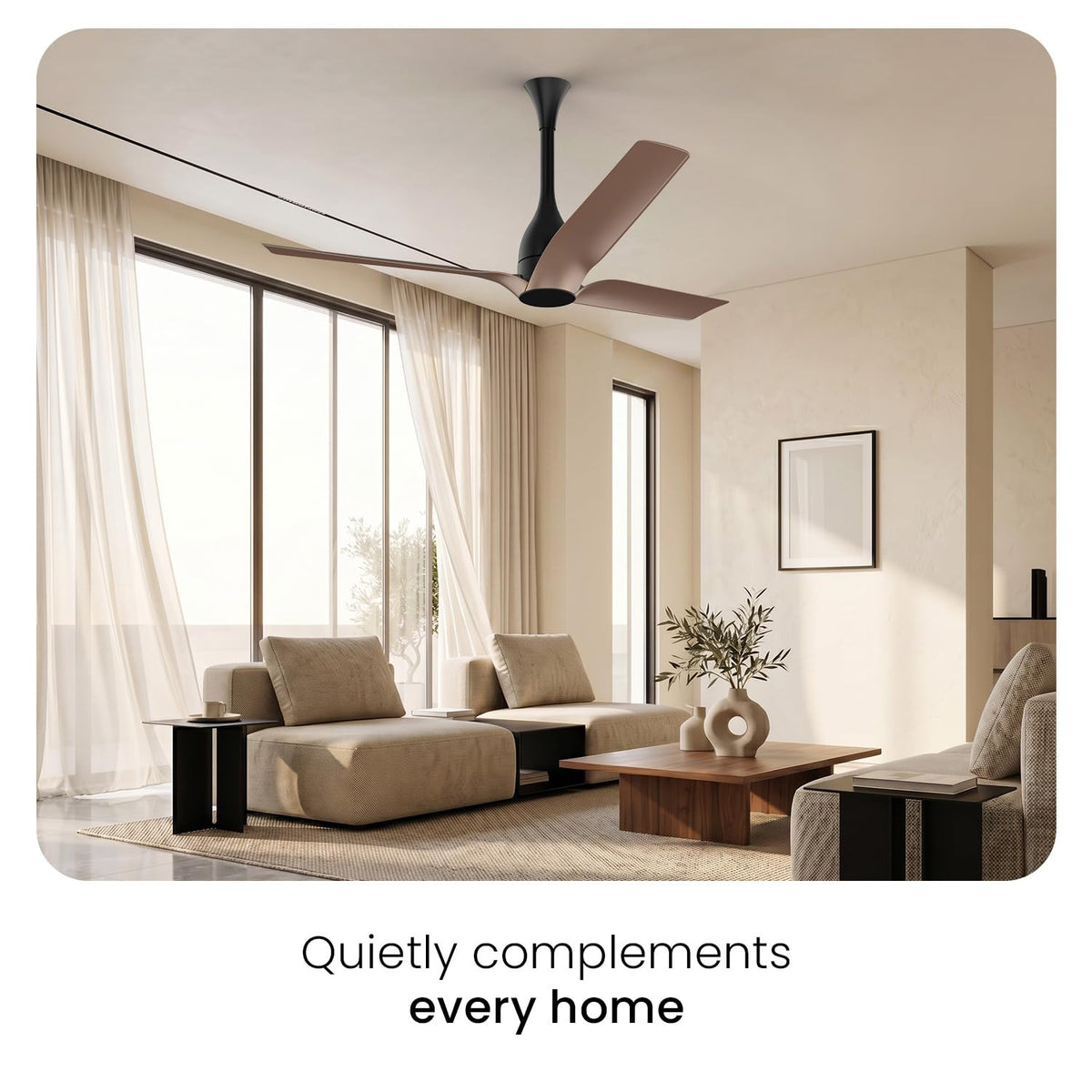 Orient Electric Aerosilent | India’s Most Silent Fan | Less than 50dB| 1200mm BLDC Ceiling Fan with Remote | BEE 5-Star Energy-Efficient Fan | Red Dot...