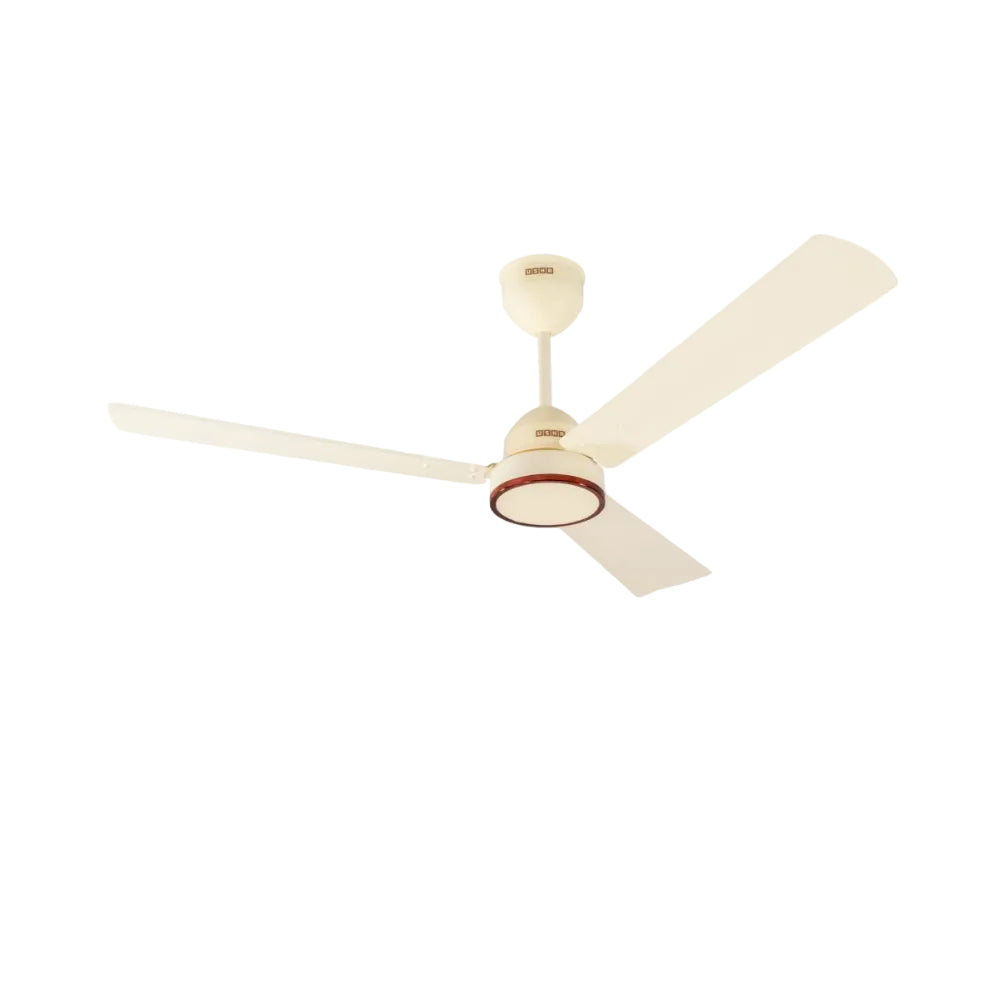USHA AeroEdge 1200mm BLDC Ceiling Fan with RF Remote | BEE 5 Star Rated Energy Efficient | 100% Copper Motor | High Air Delivery 220CMM | 3-Year Motor & 2-Year PCB Warranty | (Ivory)