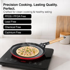 Prestige Castlite Enamel Coated Lightweight Cast Iron Omni Tawa 28cm | High Heat Retention, Rust-Proof |