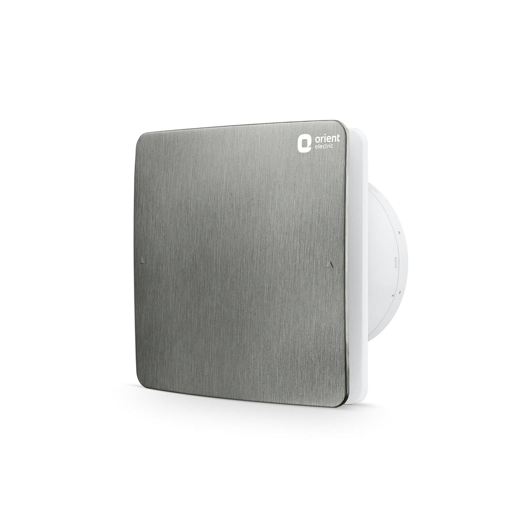 Orient Ventro exhaust 150 mm | Graphite Grey | Glass and wall mountable | Elegant design with high performance | Noiseless Operation | 2 year warranty