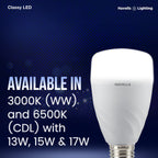 Havells 13W LED B22 Cool Day Light Bulb|Energy Efficient|Ultra Durable|Glare Free Lighting|BIS Approved|Upto 4KV Surge Protection|Fit For All indore Settings|Made in India|Pack of 1