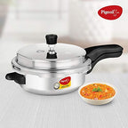 Pigeon by Stovekraft Aluminium Pressure Pan Senior with Outer Lid, 6-Litres,Silver