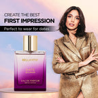 Bella Vita Luxury Date Long Lasting | Perfume for Woman | Gifts for Woman | EDP 100ml | Pink Pepper, Jasmine & Vanilla | Floral, Woody & Fruity...