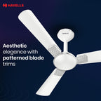 Havells 1200mm Enticer BLDC Prime Ceiling Fan| Compatible with Regulator & Remote| Upto 55% Energy Saving|