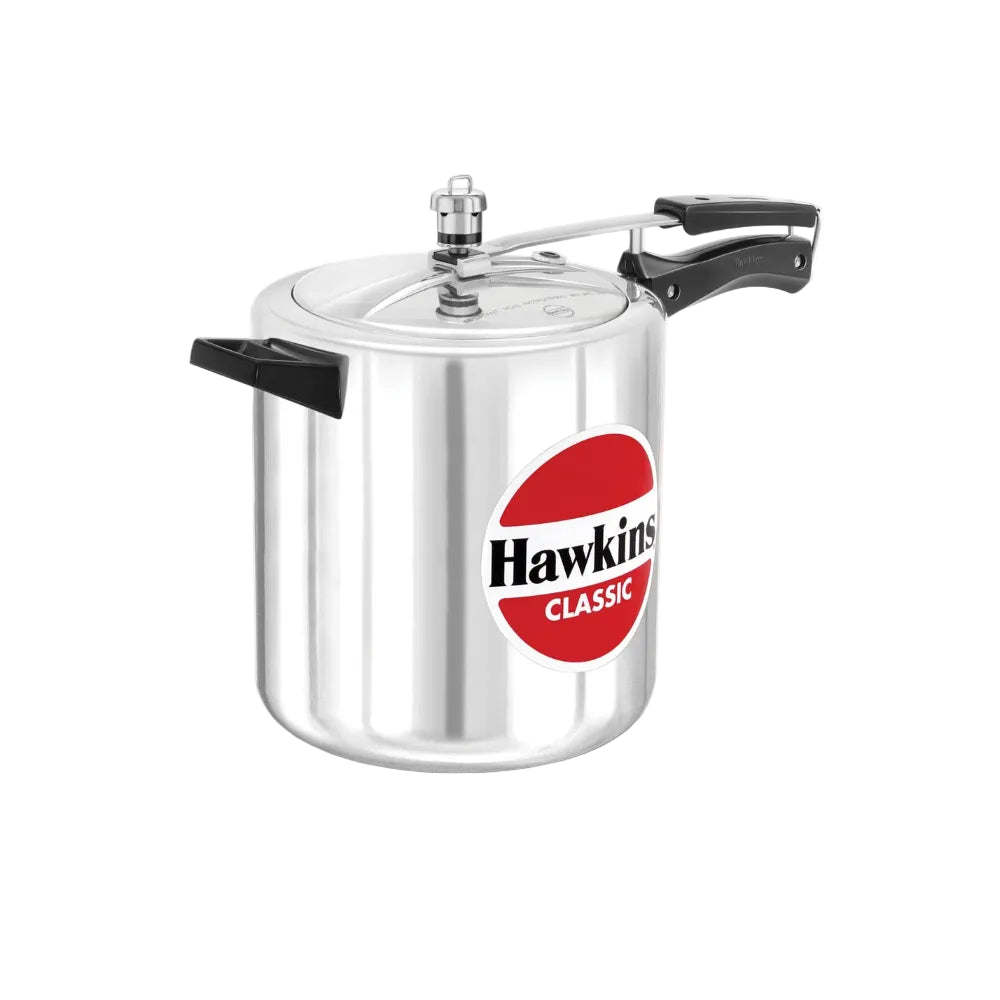 Hawkins Classic 8 Litre Pressure Cooker | Straight Body, Tall Design | Gas Compatible | Ideal for 8–10 persons | ISI Certified | 5 Year Guarantee | Silver...