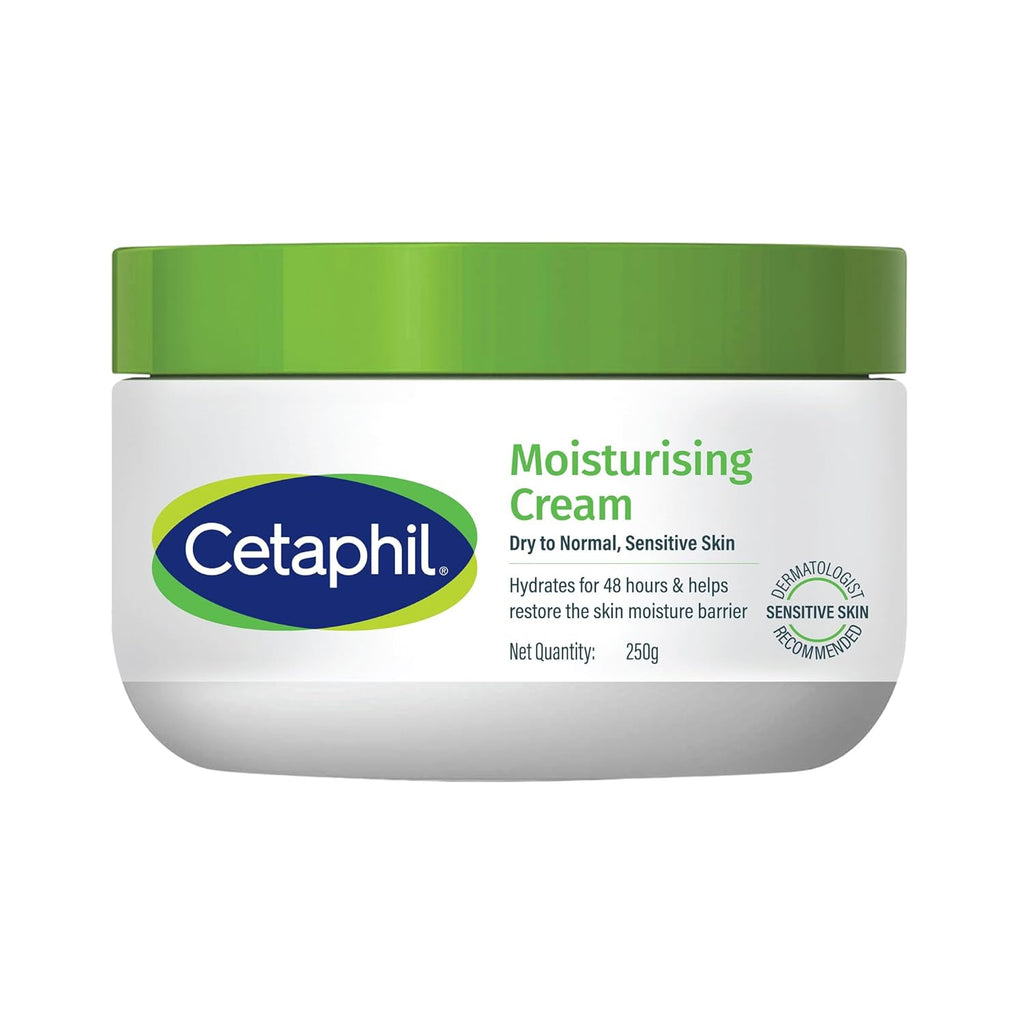 Cetaphil Moisturising Cream 250g & Cetaphil Bright Healthy Radiance Night Comfort Cream 50g Combo