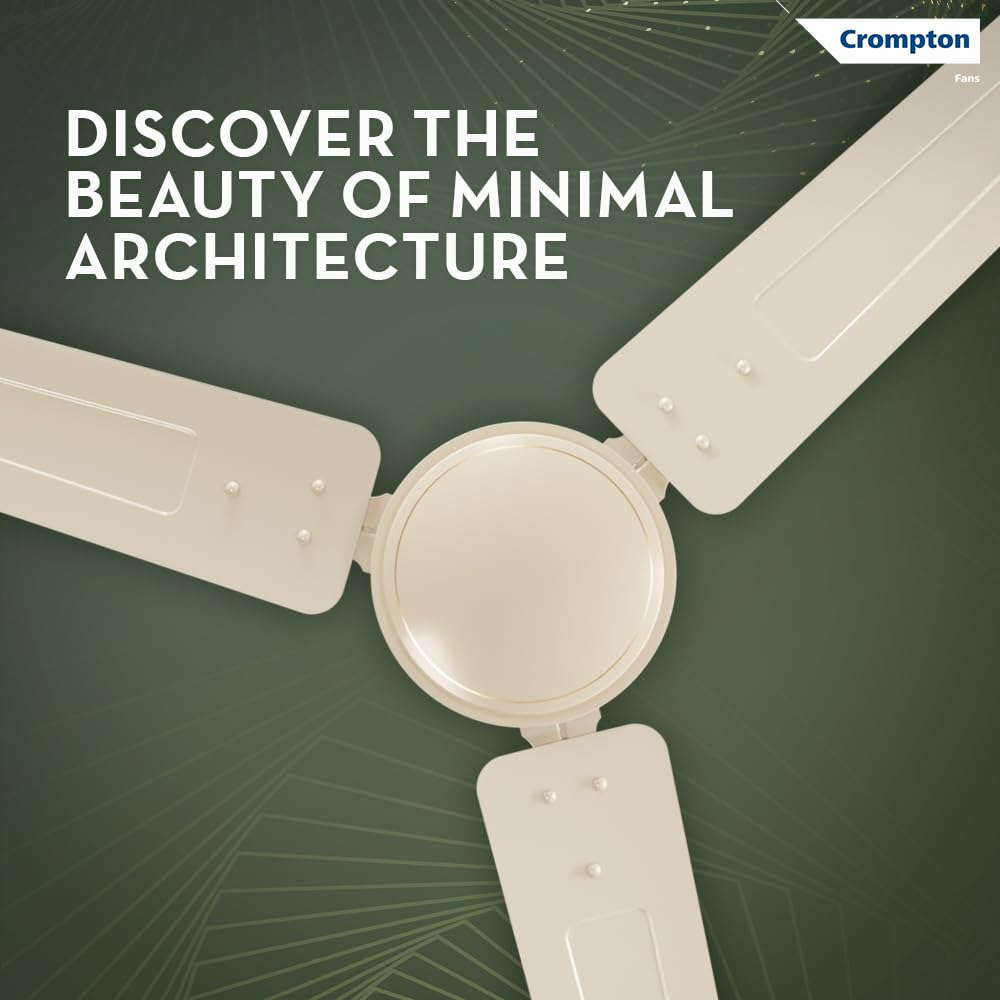 Crompton Surebreeze Sea Sapphira 1200 mm Ceiling Fan for Home | 2026 Model | BEE Star Rated | Energy Efficient | Superior Air Delivery | High Speed | 2 Year...
