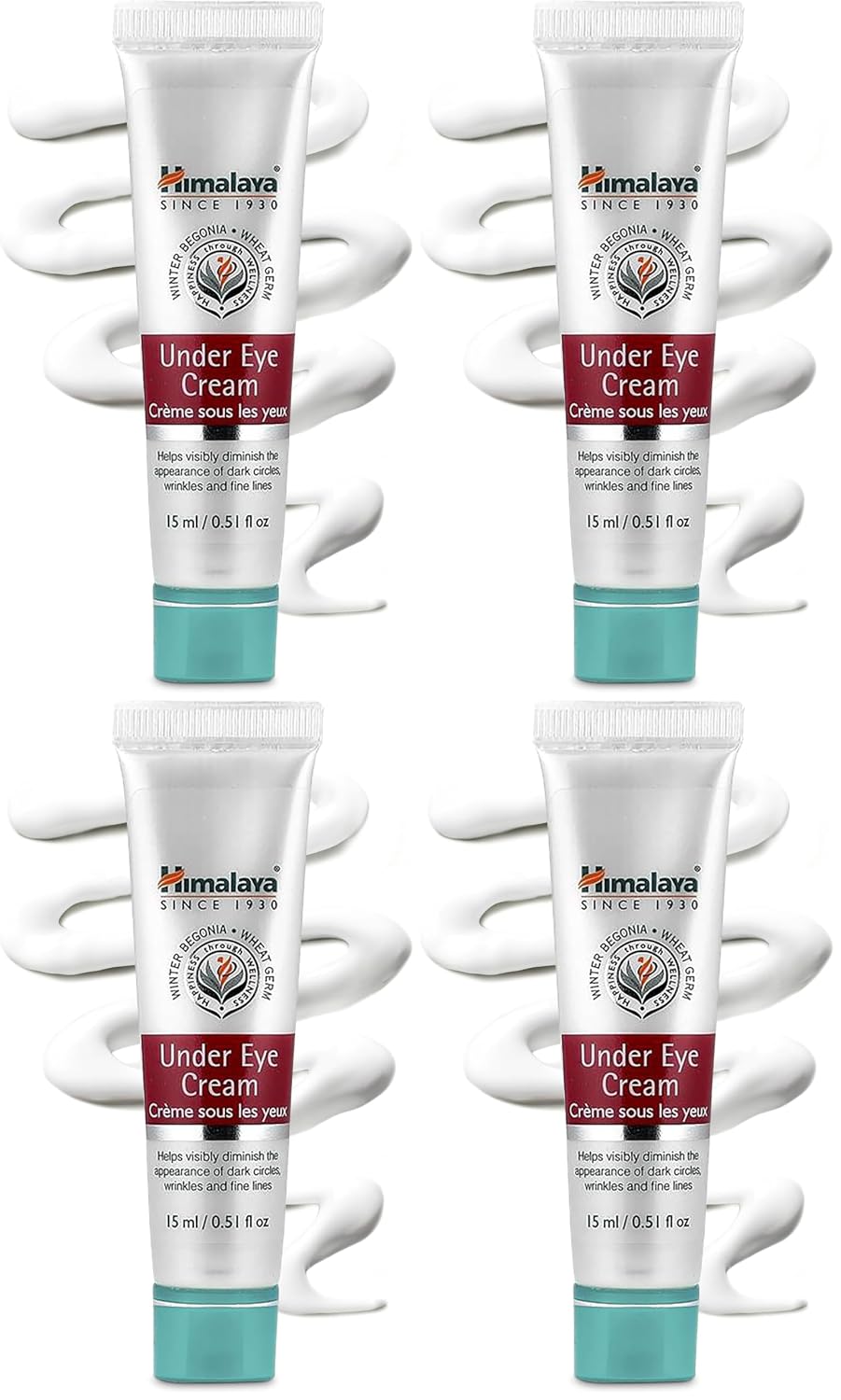 Himalaya Herbals Under Eye Cream, 15ml (Pack of 4)