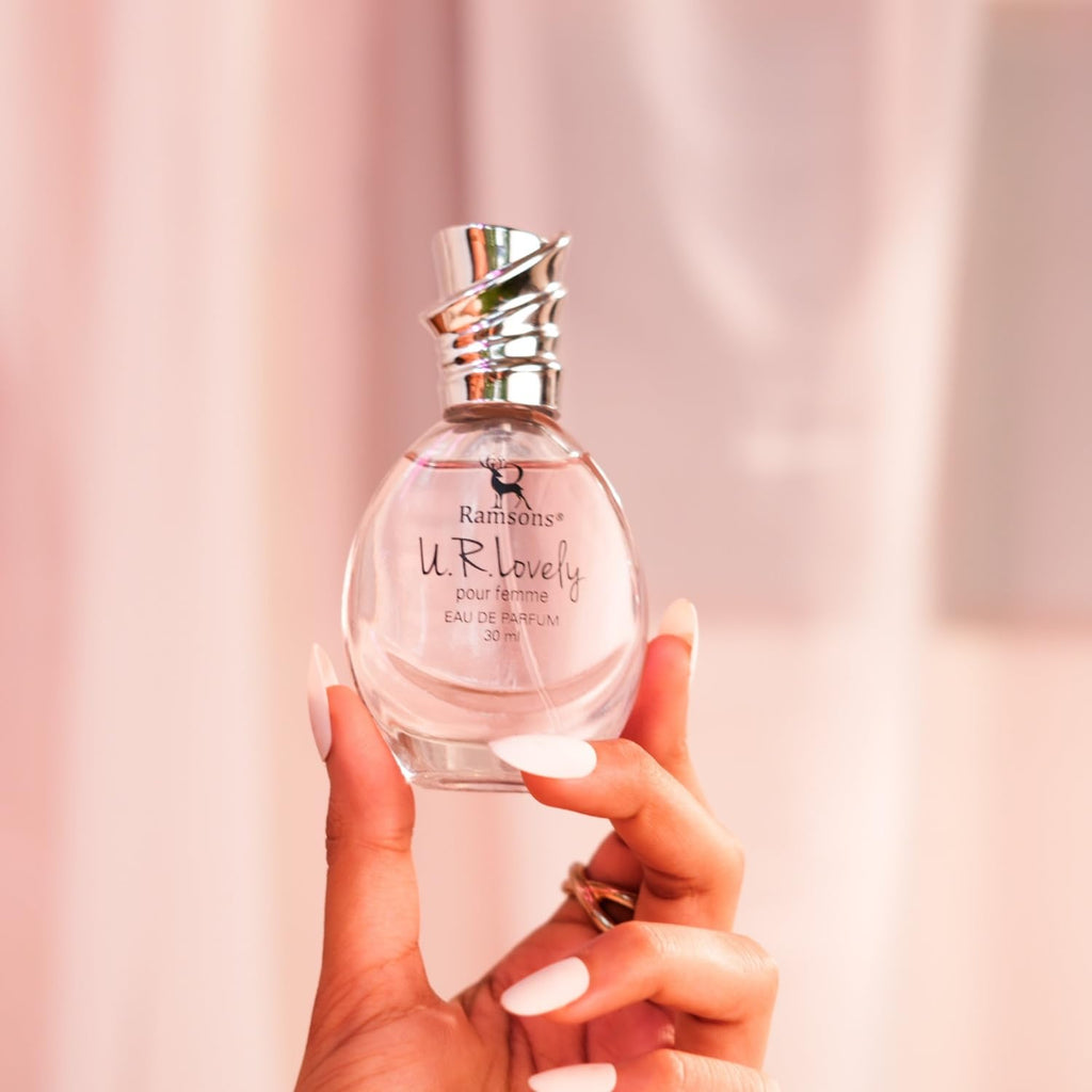 Ramsons - U R LOVELY Eau De Parfum | 30 ML | Perfume For Women | TN - Bergamot, Peach, Orange, Grapefruit, Aquatic | MN - Lilly of the valley, Rose, Jasmine...