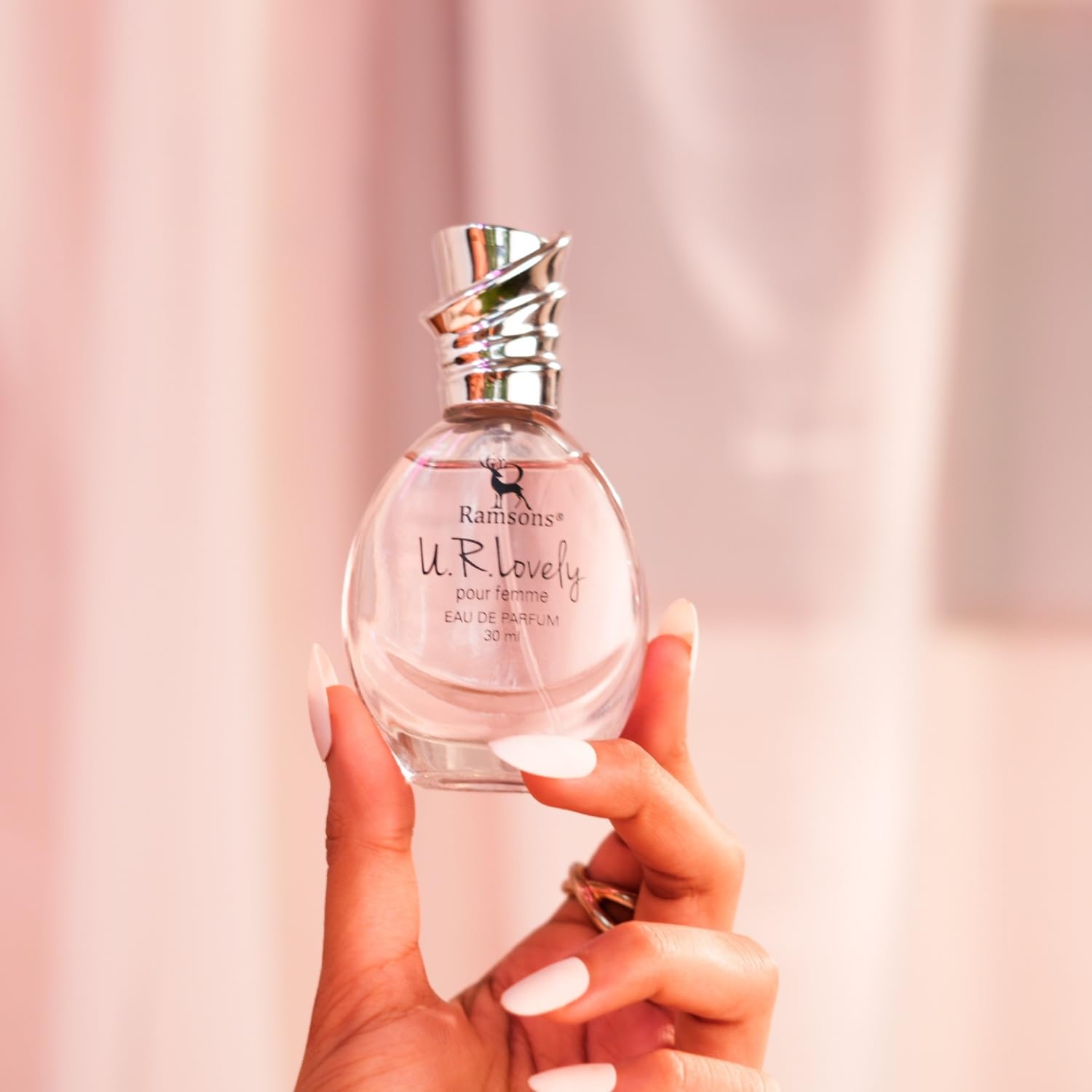 Ramsons - U R LOVELY Eau De Parfum | 30 ML | Perfume For Women | TN - Bergamot, Peach, Orange, Grapefruit, Aquatic | MN - Lilly of the valley, Rose, Jasmine...