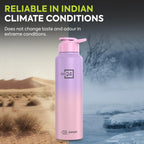 Stainless Steel Water Bottle Craft Pink-Purple Ombre 950ml