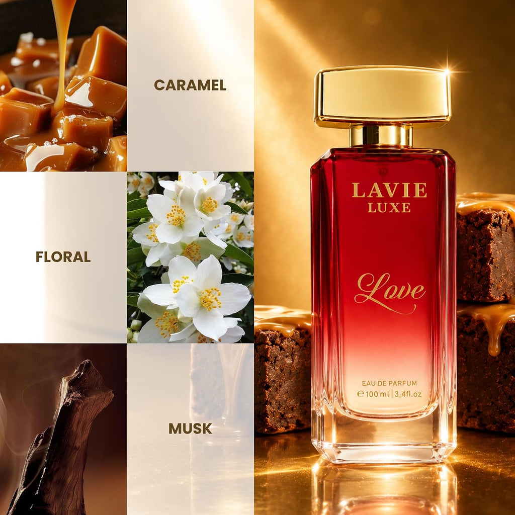 Lavie Luxe Love Women Eau De Parfum | Luxury Collection 100ml Perfume | Perfume for Women