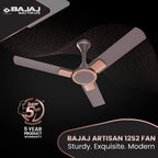 Bajaj Artisan 12S2 1200MM (48") Ceiling Fan | BEE-2 Star Rated Energy Efficient |