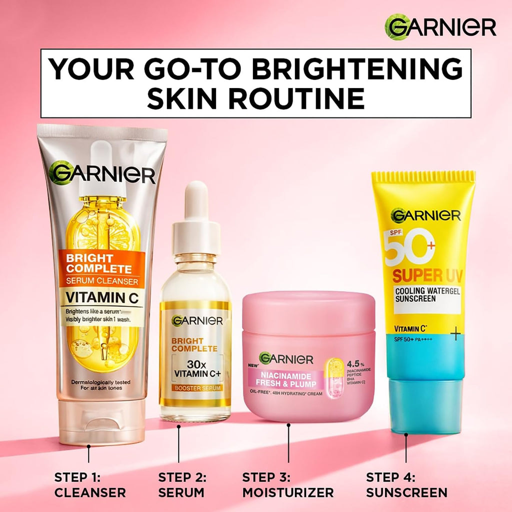 Garnier Fresh & Plump Niacinamide Sorbet Gel Face Moisturizer Cream, 90g