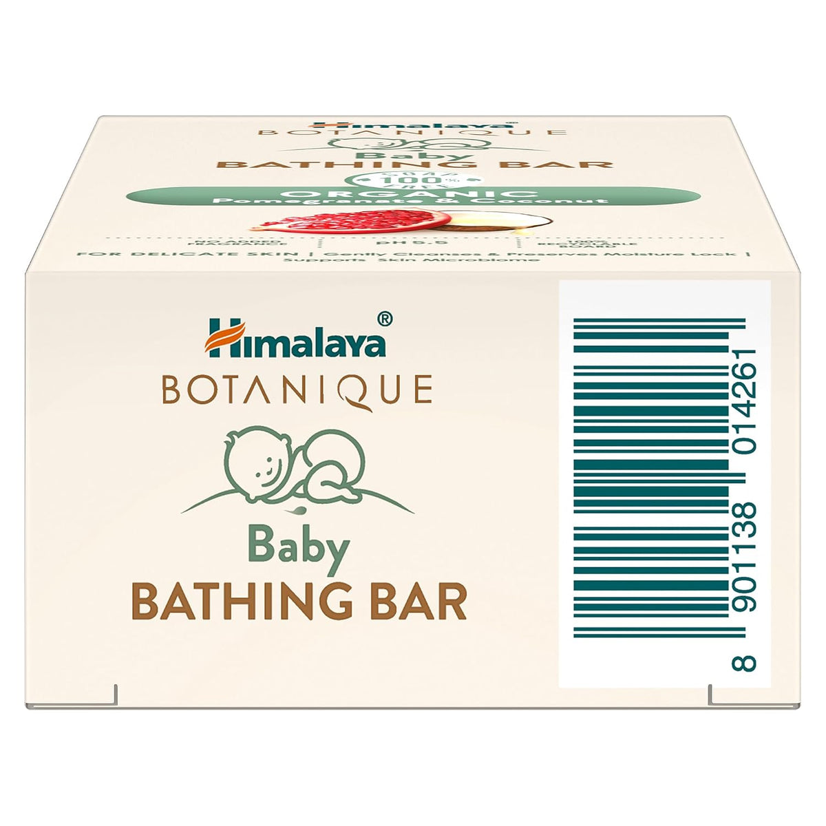 Himalaya Botanique Baby Bathing Bar|Organic|pH 5.5|Pediatrician Tested|125g