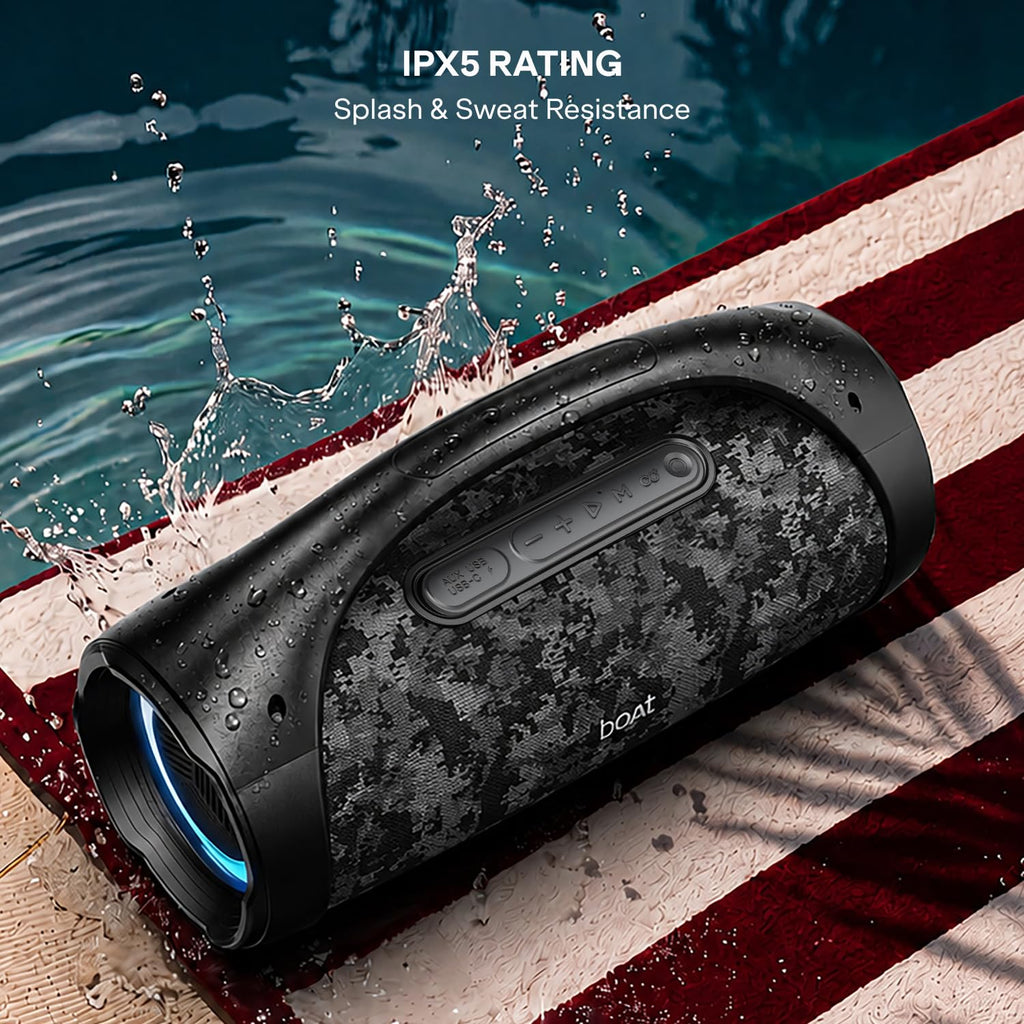boAt Stone 900 w/ 80W Signature Sound, Up to 15 Hours Playtime, IPX5 Resistant, Type-C Charging, TWS Feature, Built-in Mic, Voice Assistant Portable...