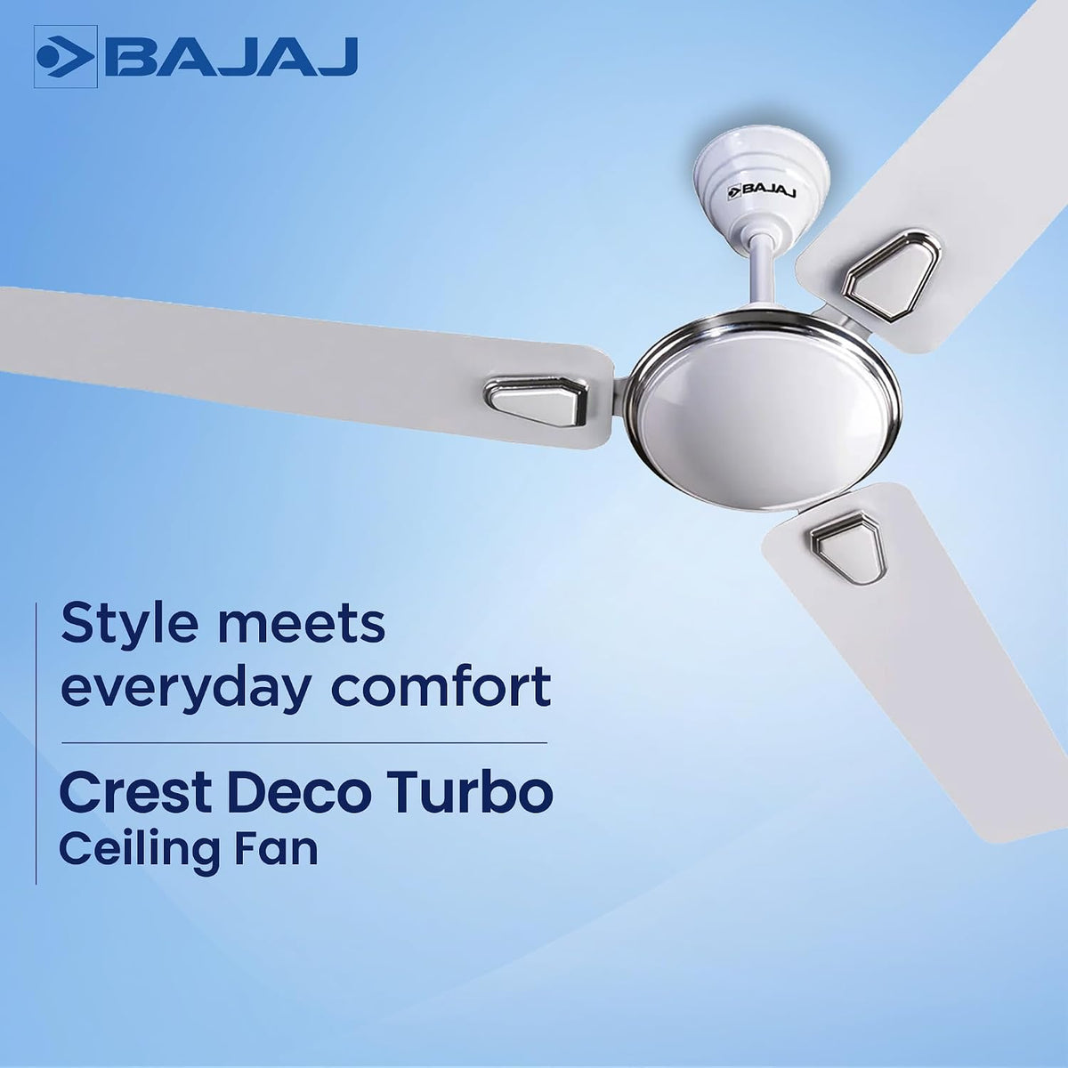 Bajaj Frore Deco Turbo 1200 MM 1 Star Rated Ceiling Fans For Home |