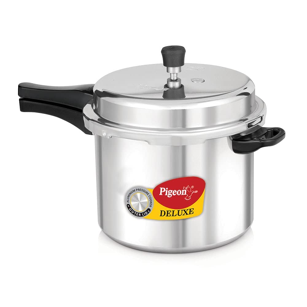 Pigeon by Stovekraft 104 Deluxe Aluminium Pressure Cooker, 7.5 Litres