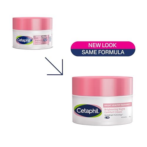 Cetaphil Moisturising Cream 250g & Cetaphil Bright Healthy Radiance Night Comfort Cream 50g Combo