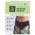 PEESAFE Reusable Period Panty | Large | Rash Free Black