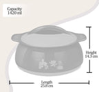 MILTON Delish 1500 Casserole, 1420 ml, Brown